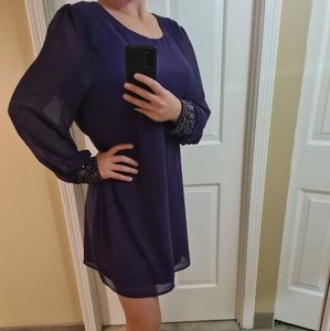 E-vie purple dress